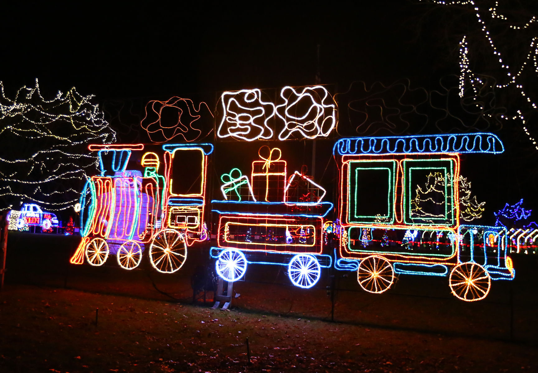 2017 Rotary Lights display in Riverside Park